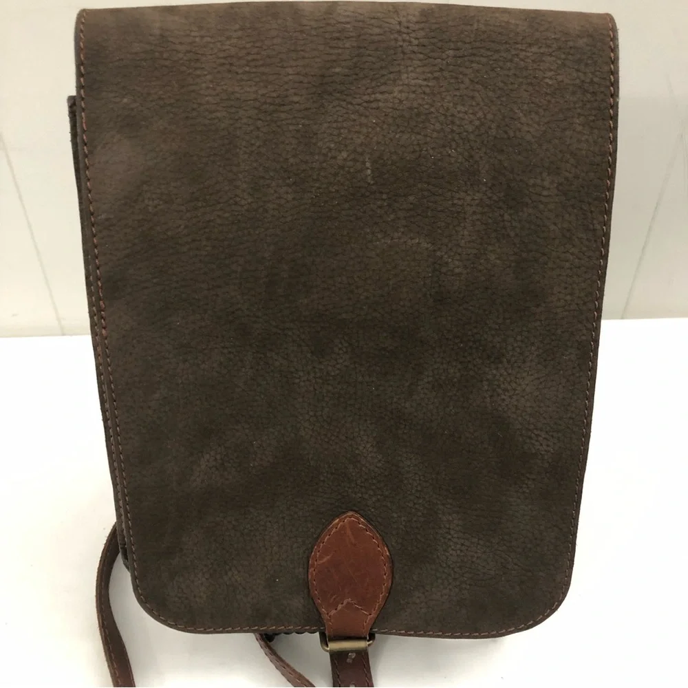 Vintage Slim Genuine Leather Messenger Crossbody Work Bag